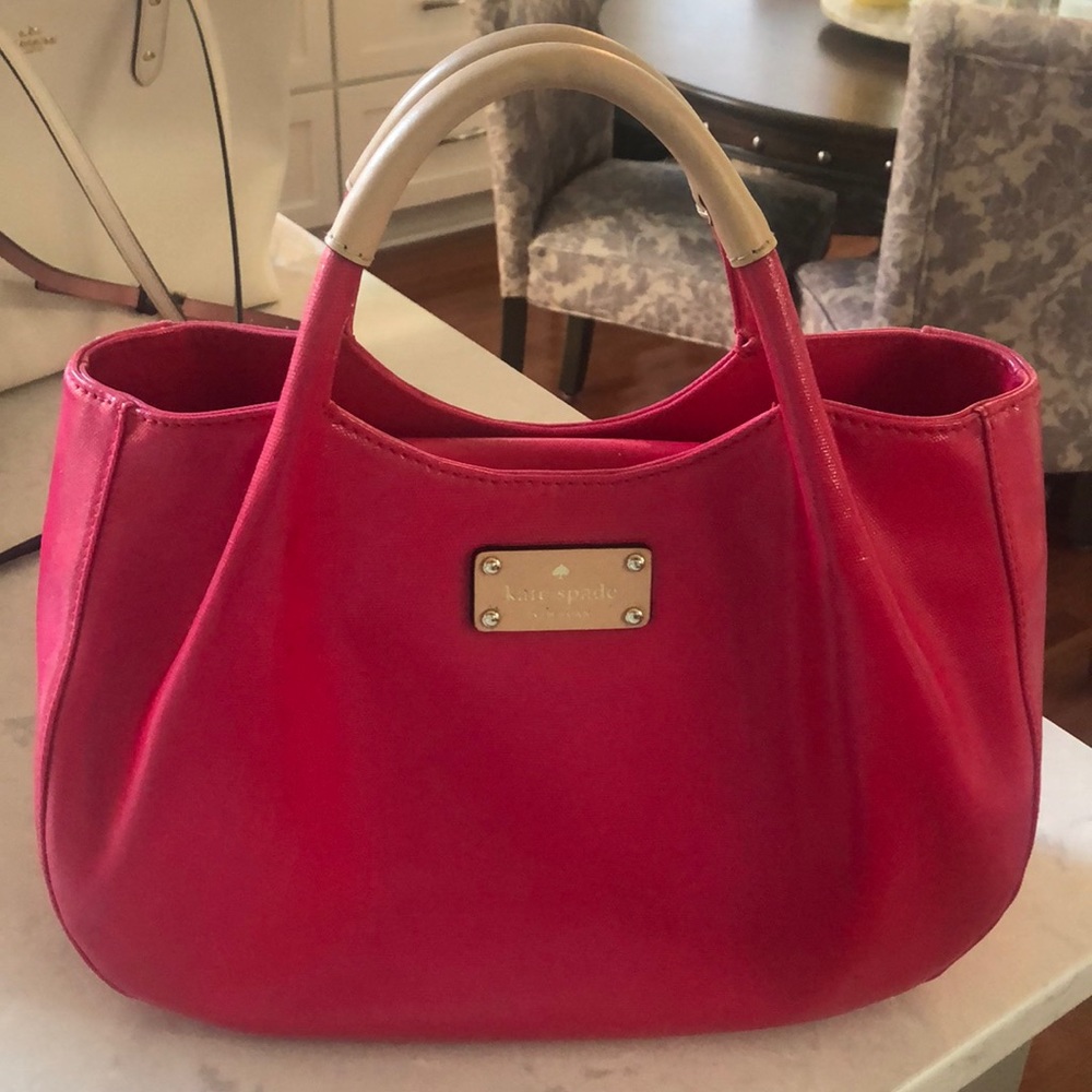 Kate Spade hot pink purse.  Like New.